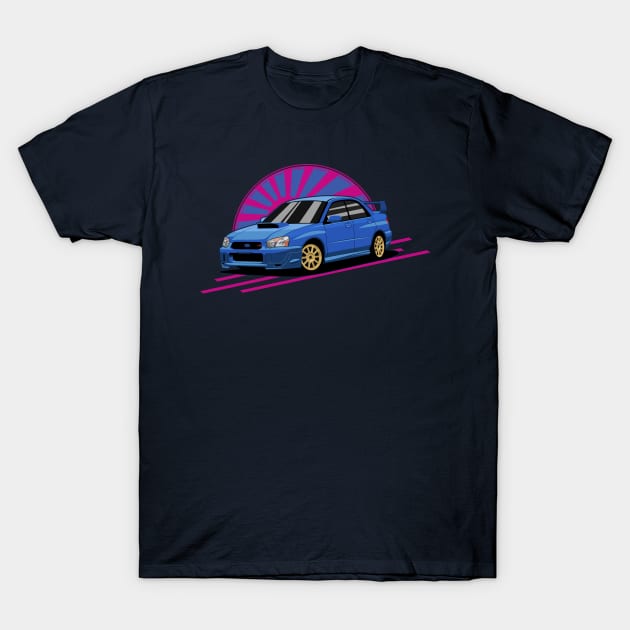 Impreza III T-Shirt by AutomotiveArt